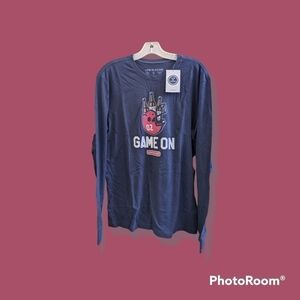 Life is Good - Game On long sleeve t-shirt - football Size Small NWT